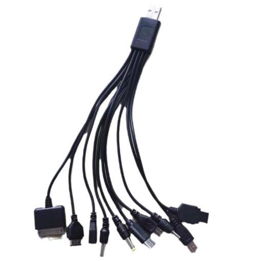 10 in 1 USB Charging Cable for iPhone/PSP/Camera/Nokia/HTC/LG/Samsung - 1