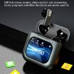 White TWS Wireless Bluetooth 5.3 Smart Earphones with MP3 Function - 6
