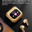 White TWS Wireless Bluetooth 5.3 Smart Earphones with MP3 Function - 8