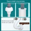 Picture of Bathroom Sewer Pipe Odor Proof Seal Plug Kitchen Drain Blocking Plug (White)