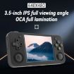 Picture of ANBERNIC RG35XX H Handheld Game Console 3.5 Inch IPS Screen Linux System 64GB+128GB (Transparent White)