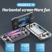 Picture of ANBERNIC RG35XX H Handheld Game Console 3.5 Inch IPS Screen Linux System 64GB (Transparent Purple)