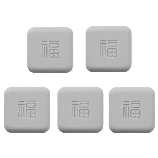 Picture of 5pcs Doorknob Silent Anti-Collision Pad Living Room Bedroom Door Closing Cushion Silicone Protective Pad (Gray)