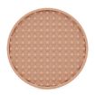 Picture of 10cm Round Thickened Silicone Coaster Irregular Pyramid Shape Tea Cup Mat (Lotus Root Pink)
