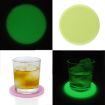 Picture of Round Luminous Silicone Coaster Thermal Insulation Cushion Anti-Scald Glowing Coffee Coasters (Yellow)