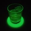 Picture of Round Luminous Silicone Coaster Thermal Insulation Cushion Anti-Scald Glowing Coffee Coasters (Yellow)