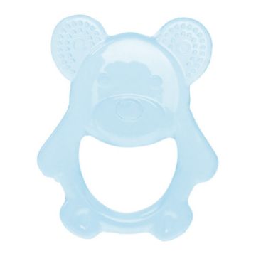Picture of Baby Teething Stick Toys Childrens Silicone Bear Bites With Storage Box (Blue)