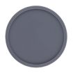 Simple Round Silicone Coaster, Classic Gray - Anti-Slip & Heat Insulation - 1