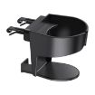 Car Air Conditioner Outlet Cup Holder Ashtray - Black - 1