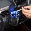 Car Air Conditioner Outlet Cup Holder Ashtray - Black - 8