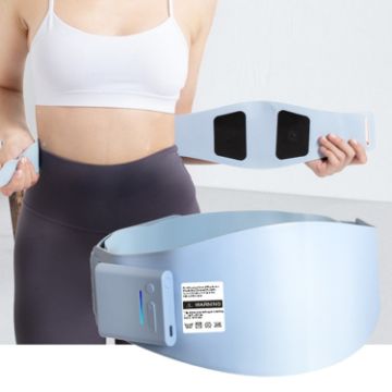 Picture of EMS Abdominal Fitness Device Slimming Waist Period Pain Relieve Massager (Lake Blue)