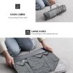 Compression Mesh Travel Cubes Packing Bags - 6 in 1 (Black) - 7