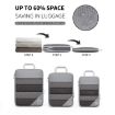 Compression Mesh Travel Cubes Packing Bags - Gray (6 in 1) - 4