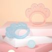 Picture of Baby Teething Stick Toys Childrens Silicone Bear Paw Bites With Storage Box (Pink)