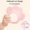 Picture of Baby Teething Stick Toys Childrens Silicone Bear Paw Bites With Storage Box (Pink)