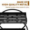 Picture of 2 Tier Cosmetic Display Tray Makeup Organizer and Storage for Dresser Bathroom (Black with Gold)
