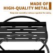 2 Tier Cosmetic Display Tray Makeup Organizer - Black/Gold - 4