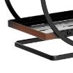 2 Tier Cosmetic Display Tray Makeup Organizer - Black/Gold - 5