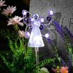 Picture of Solar Angel Garden Light Outdoor Decoration Patio Garden Ground Plug Light (Purple)