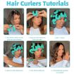 Small C-Shape Portable Hair Curler 12pcs/Pack (Red) - 7