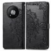 ZTE Blade A73 5G Mandala Flower Embossed Leather Phone Case - Black - 1