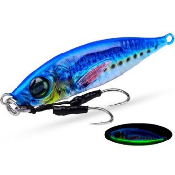 PROBEROS LF137 3D Bionic Lure Warp Bass Leader Fish Freshwater Sea Fishing Bait - 1