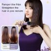 Picture of Negative Ion Hair Straightening Comb Cordless Mini 3-Speed Adjustment Hair Brush Purple 2600mA