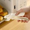 Picture of FaSoLa Household Anti-Scald Dish Clip Kitchen Non-Slip Insulated Plate Holder (Beige)