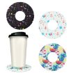 Picture of Silicone Suction Cup Coaster Anti-Spill Cup Ring Heat Insulation Outdoor Travel Anti-Slip Coasters (Outing Flowers)