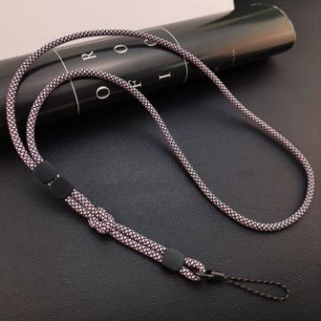 Picture of Dual-use Detachable Adjustment Mobile Phone Lanyard Anti-lost Wrist Rope (Pink)