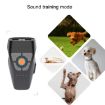 Picture of Dual Ultrasonic Repeller Pet Stop Barker With Mobile Power Supply Flashing Lighting Horn Function (Grey)