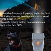 Picture of Dual Ultrasonic Repeller Pet Stop Barker With Mobile Power Supply Flashing Lighting Horn Function (Grey)