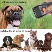 Picture of Dual Ultrasonic Repeller Pet Stop Barker With Mobile Power Supply Flashing Lighting Horn Function (Black)