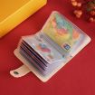 Picture of Festive Cartoon Snap-Type Anti-Degaussing Card Holder Lucky Change ID Storage Bag, Color: Blue