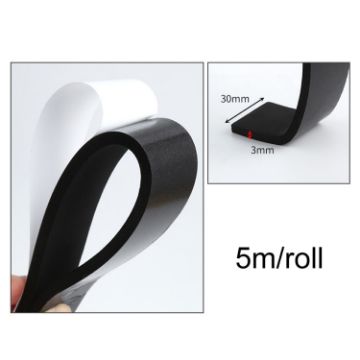 Picture of 5m/Roll 3cm Width 3mm Thickness Foam Strips With Adhesive High Density Foam Closed Cell Tape Seal For Doors And Windows