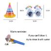 Picture of 2pcs Party Glasses Children Hats Headwear Birthday Photo Decorations, Random Pattern Delivery, Specification: Hat