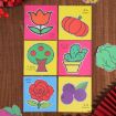 Picture of Cartoon Educational Paper Cutting Set Children DIY Handmade Materials, Color: Character Life