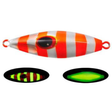 Picture of PROBEROS LF124 Deep Sea Iron Plate Lead Fish Fishing Lure Slow Sinking Rocking Luminous Boat Fishing Bait, Size: 100g (Color A)