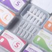 10 Pairs of Frosted False Nails - Ultra-short Ladder L - 2