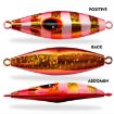 Picture of PROBEROS LF124 Deep Sea Iron Plate Lead Fish Fishing Lure Slow Sinking Rocking Luminous Boat Fishing Bait, Size: 80g (Color C)