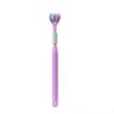 Picture of YALINA Three Sided Toothbrush Soft Hair 360 Degree V Shaped Toothbrush 418 Adult Purple