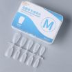 Picture of 10pairs Of 100pcs/Box Frosted False Nails Artificial Tip, Shape: Short Trapezoid M