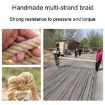 Picture of 3mm x 200m Handmade DIY Vintage Lamp Decoration Jute Rope Jewelry Packaging Braided Cord