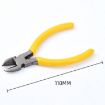 Picture of 4.5 Inch Industrial Grade Mini Wire Pliers Portable Handmade Pliers With Plasticized Handle (Diagonal Mouth Plier)