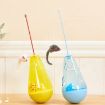 Picture of Cat Toy Ball Cat Stick Self-stimulation Boredom Relief Food Leakage Tumbler (Water Drop Blue)