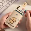 Picture of Pull-out Multi-card Slot ID Card Holder Large Capacity Cartoon Card Bag, Color: Bear