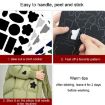 Picture of Self-Adhesive Down Jacket Patch Stickers Nylon Fabric Stickers Seamless Clothes Repair Hole Decals, Style: Whole Sheet Glossy