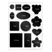 Picture of Self-Adhesive Down Jacket Patch Stickers Nylon Fabric Stickers Seamless Clothes Repair Hole Decals, Style: C Model Glossy