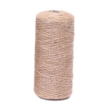 Picture of 1mm x 400m Handmade DIY Vintage Lamp Decoration Jute Rope Jewelry Packaging Braided Cord
