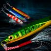 Picture of PROBEROS LF128 Long Casting Lure Iron Plate Lead Fish Freshwater Sea Fishing Warp Bass Metal Sequins Baits, Size: 10g (Color E)